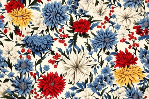 Blooming Patterns Decorative Design Art