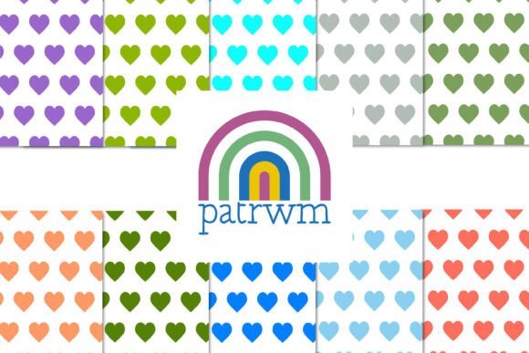Seamless Love Hearts Patterns: A Versatile Design Resource for Creators and Businesses