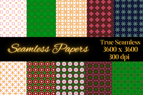 True Seamless Patterns for Creative Projects